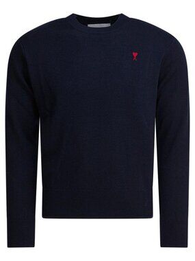 Ami Paris Wool Crewneck Sweater Tag Size M Men